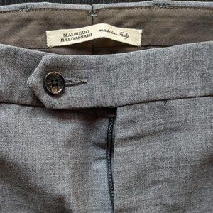 Maurizio Baldassari Virgin Wool Cargo Pants